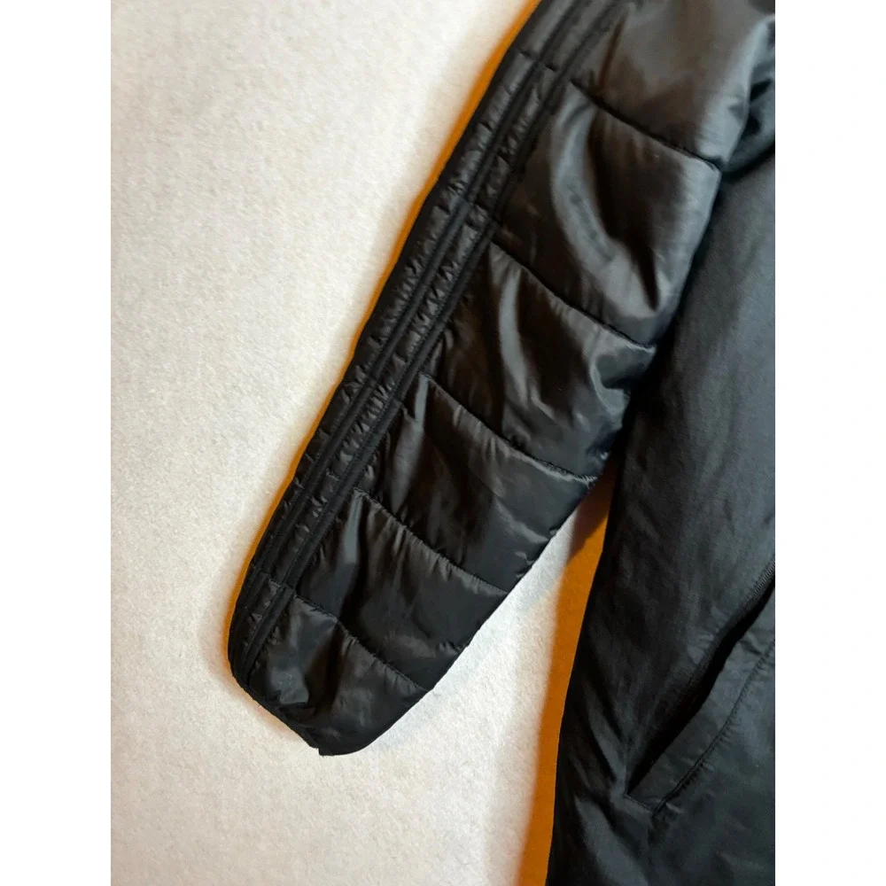 Adidas Youth Medium Black Hooded Puffer Jacket Full‎ Zip C. Hernandez 4 Soccer